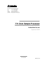 Preview for 1 page of Metrohm 774 Instructions For Use Manual