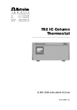 Metrohm 782 IC Instructions For Use Manual preview