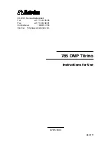 Preview for 1 page of Metrohm 785 DMP Titrino Instructions For Use Manual