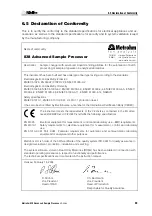 Preview for 105 page of Metrohm 838 Advanced Sample Processor Installation Instructions Manual