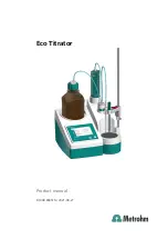 Metrohm Eco Titrator Product Manual preview