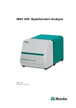 Preview for 1 page of Metrohm NIRS XDS RapidContent Manual