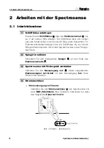 Preview for 8 page of Metrohm Spectrosense Manual