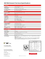 Предварительный просмотр 2 страницы Metrologic Genesis MS7580 Specifications