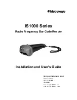 Preview for 1 page of Metrologic IS1000 Series Installation And User Manual