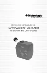 Metrologic IS3480 QuantumE Installation And User Manual предпросмотр