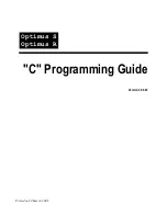 Metrologic Optimus R Programming Manual preview