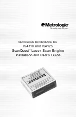 Metrologic ScanQuest IS4110 Installation And User Manual предпросмотр