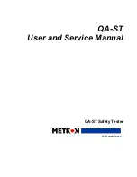 Preview for 1 page of METRON QA-ST User And Service Manual