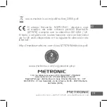 Preview for 19 page of Metronic 477078 Manual