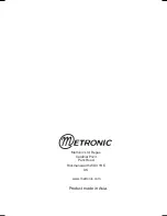 Предварительный просмотр 24 страницы Metronic Digi-Scart Instruction Manual