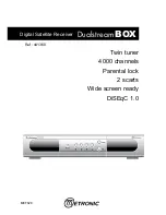 Metronic Dualstream Box Instruction Manual preview