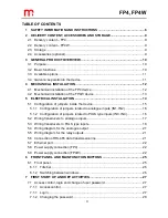 Предварительный просмотр 3 страницы Metronic FP4 Operating Manual