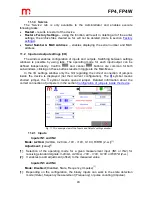 Предварительный просмотр 43 страницы Metronic FP4 Operating Manual