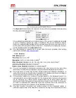 Предварительный просмотр 47 страницы Metronic FP4 Operating Manual