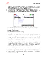 Preview for 48 page of Metronic FP4 Operating Manual