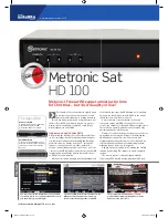 Metronic Sat HD 100 Overview preview