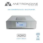 Metronome AQWO Owner'S Manual preview