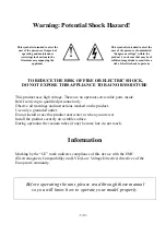 Preview for 3 page of Metronome Calypso Operating Instructions Manual