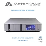 Metronome DSC Owner'S Manual preview