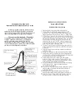 Предварительный просмотр 2 страницы METROPOLITAN VACUUM CLEANER CO ADM-4PNHSF Instruction Manual