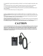 Preview for 5 page of METROPOLITAN VACUUM CLEANER CO PRO-83BA-CS Instruction Manual