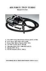 Предварительный просмотр 3 страницы METROVAC AIR FORCE TWIN TURBO Instruction Manual