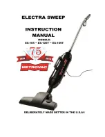 METROVAC ELECTRA SWEEP ES-105 Instruction Manuals preview