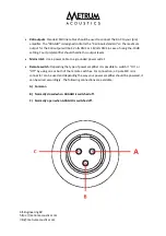 Предварительный просмотр 6 страницы Metrum Acoustics 1619b User Manual