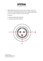 Предварительный просмотр 7 страницы Metrum Acoustics 1619b User Manual