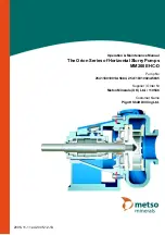 Предварительный просмотр 1 страницы Metso 25411801001/A5684 Operation & Maintenance Manual