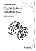 Preview for 1 page of Metso 7150 Installation Maintenance And Operating Instructions