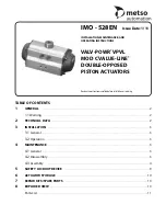 Предварительный просмотр 1 страницы Metso Jamesbury VPVL-051 Installation Maintenance And Operating Instructions