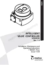 Preview for 1 page of Metso ND9200H Installation Maintenance And Operating Instructions