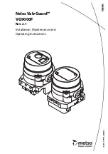 Metso Neles ValvGuard VG9000F Installation Maintenance And Operating Instructions предпросмотр