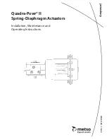 Предварительный просмотр 1 страницы Metso Quadra-Powr II Installation Maintenance And Operating Instructions