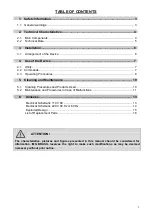 Preview for 2 page of METVISA LQ.10 Series Instruction Manual