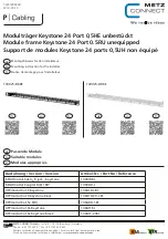 Metz Connect 130925-BKKE Mounting Instruction preview