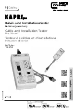 Preview for 1 page of Metz Connect Kapri Plus User Manual