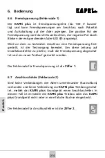 Preview for 15 page of Metz Connect Kapri Plus User Manual