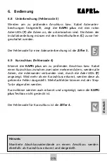 Preview for 16 page of Metz Connect Kapri Plus User Manual