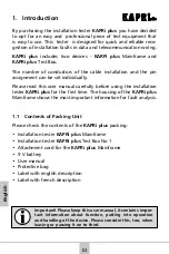 Preview for 27 page of Metz Connect Kapri Plus User Manual