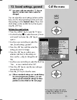 Предварительный просмотр 21 страницы Metz Bristol-72 MF 72TL68 Operating Instructions Manual