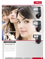 Предварительный просмотр 11 страницы Metz Camera Flash Light Brochure