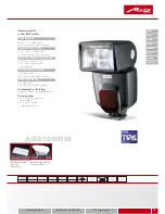 Предварительный просмотр 15 страницы Metz Camera Flash Light Brochure