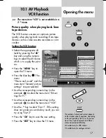 Preview for 17 page of Metz LCD-TV (F)HDTV-set Operating Instructions Manual