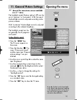 Preview for 19 page of Metz LCD-TV (F)HDTV-set Operating Instructions Manual