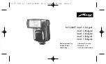 Metz MECABLITZ 36 AF-5 C digital Operating Instructions Manual preview