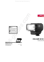 Предварительный просмотр 1 страницы Metz MZ-1 Operating Instructions Manual