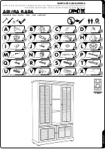 Предварительный просмотр 1 страницы meubar ARUBA BAR6 Assembly Instruction Manual